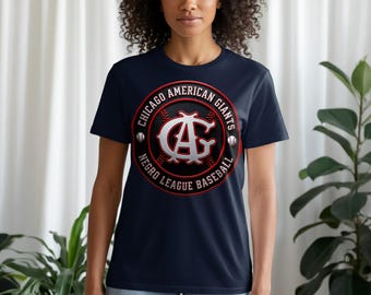Chicago American Giants Negro League Baseball Shirt | Vintage Style T-Shirt Sweatshirt Hoodie | Historic Baseball Fan Gift