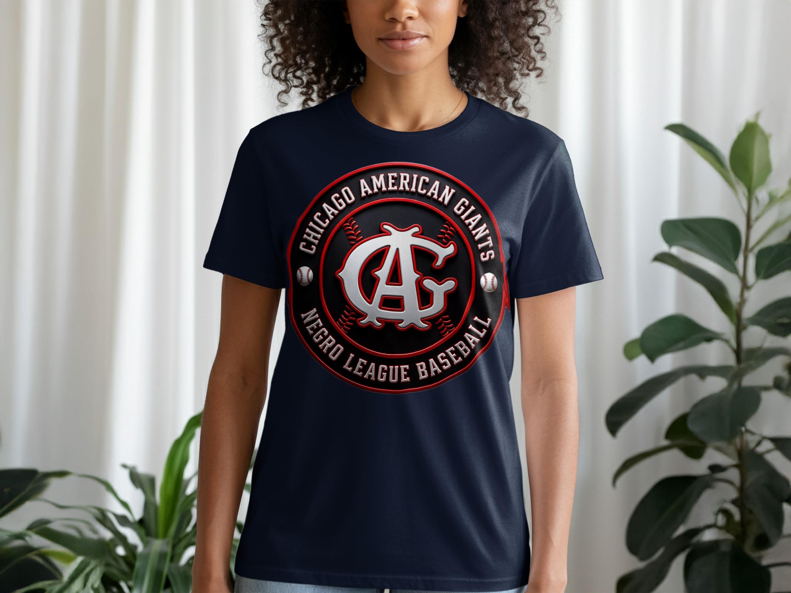 Chicago American Giants Negro League Baseball Shirt Vintage Style T-Shirt Sweatshirt Hoodie Historic Baseball Fan Gift