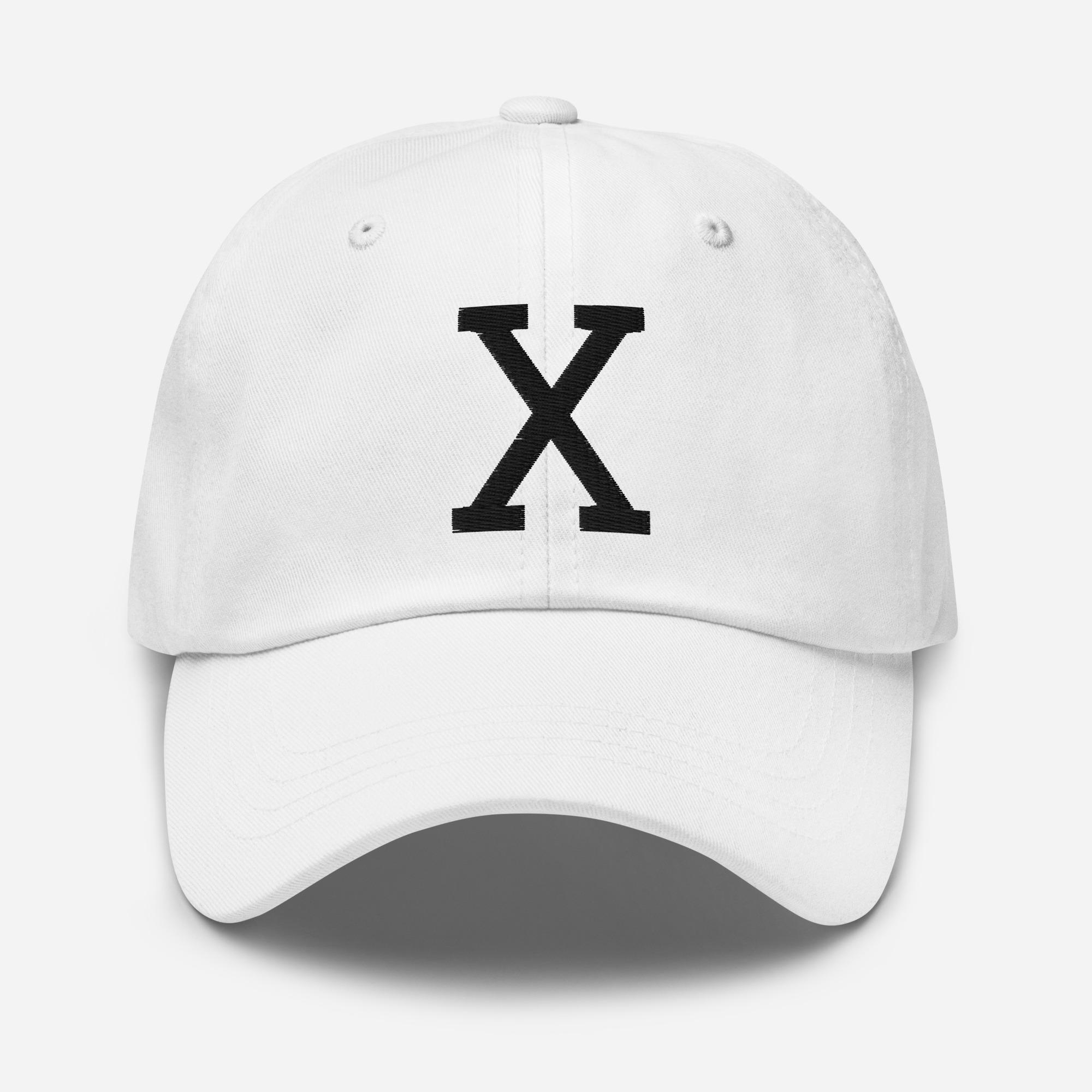 Embroidered Malcolm X, "X", Black History, Civil Rights, Dad hat
