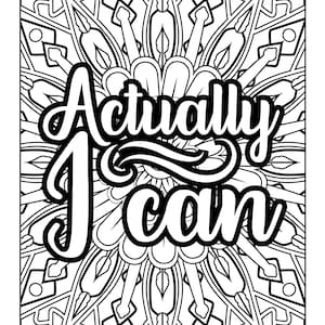 Strong Woman Coloring Book: 40 Motivational Pages (PDF Download)