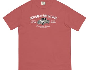 Sanford and Son Salvage Vintage Truck Graphic tee, Comfort Colors, Unisex heavyweight t-shirt