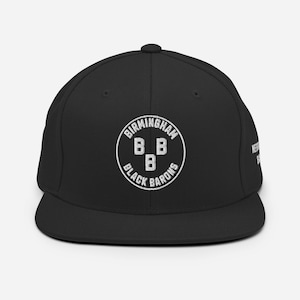 Embroidered Birmingham Black Barons, Negro League Baseball, Snapback Hat