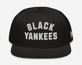 Embroidered New York Black Yankees Tribute, Negro League Baseball, Snapback Hat