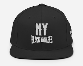 Embroidered New York Black Yankees, Negro League Baseball, Snapback Hat
