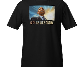 Barack Obama 'Inspire'-T-shirt - Black History Month-uniseks T-shirt