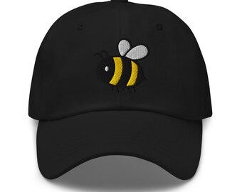 Flowers and Bee Pollinator Garden Embroidered Beret - Etsy display picture 1