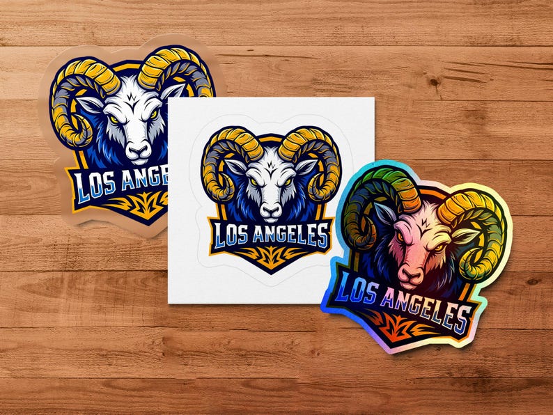 Los Angeles Rams Mascot: Sports Team PNG Digital Download - Etsy