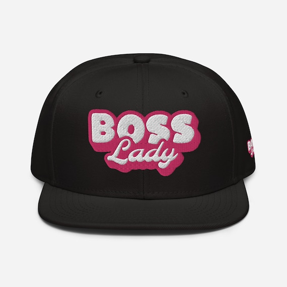 Embroidered Boss Lady Snapback Hat - Confident Woman Gift - Etsy display picture 1