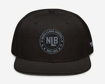 Gray Embroidered Negro League Baseball Tribute Snapback Hat