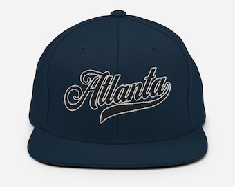 Embroidered Atlanta Hat: Georgia Snapback