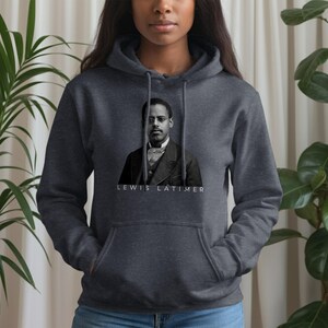 Lewis Latimer T-Shirt, Black History Month Shirt, African American Inventor STEM Gift, Science Engineer Sweatshirt Hoodie, Historical Figure