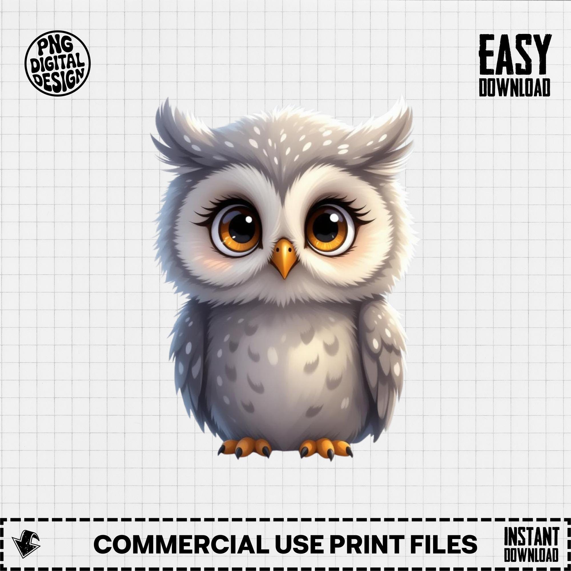 Baby Owl Clipart, Cute Baby Animal Clipart, Baby Nursery Clipart, Woodland Animals, Baby Shower Clip