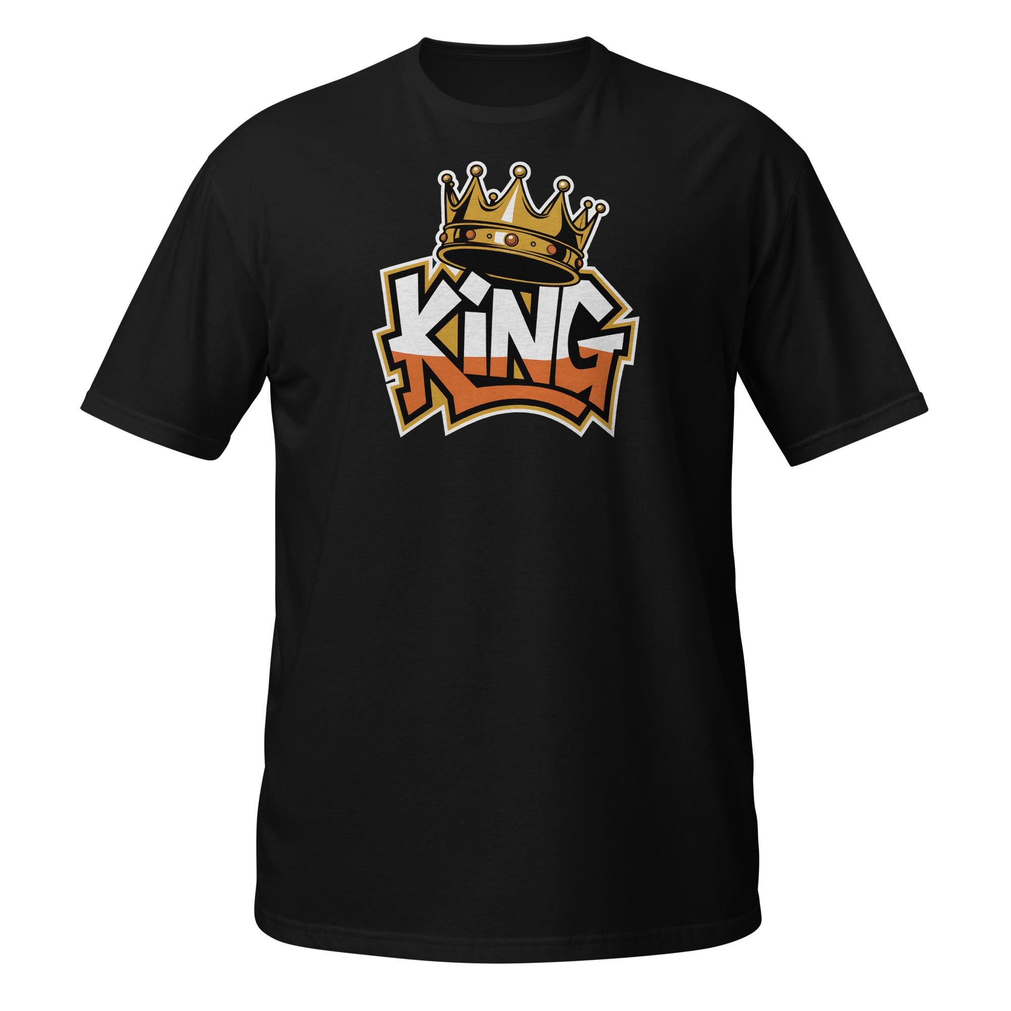 King Graffiti Style Crown T-shirt - Bold Urban Streetwear Design