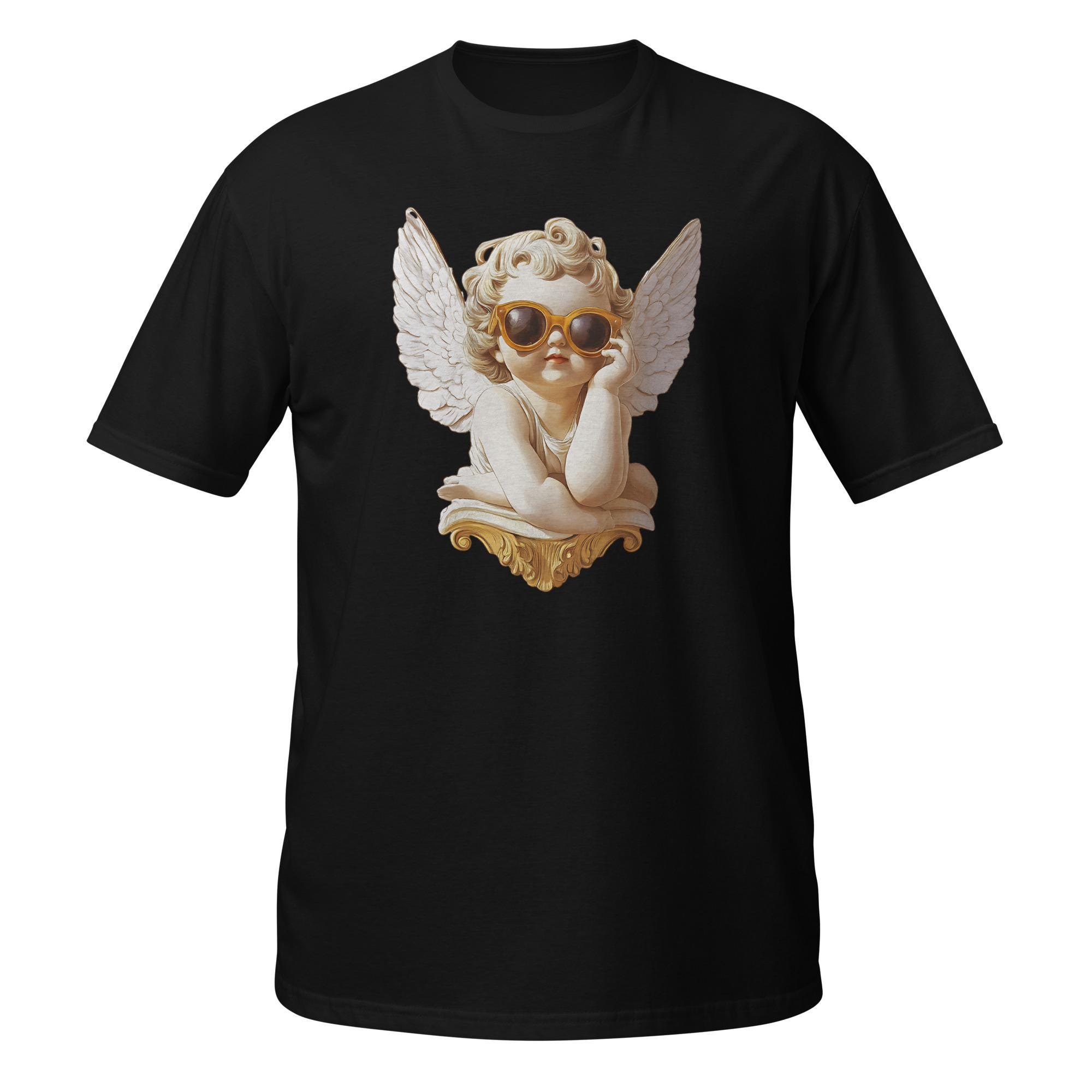 Cherub Wearing Sunglasses, Short-sleeve Unisex T-shirt - Etsy