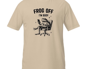 Camiseta de rana divertida: camiseta introvertida sarcástica