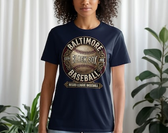 Baltimore Black Sox Negro League Baseball Shirt, Vintage History Fan Apparel, Historical Sports T-Shirt Sweatshirt Hoodie Gift