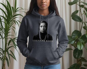 Josephine Baker Shirt, Vintage Jazz Age Icon T-Shirt, Black History Month Sweatshirt, Art Deco Hoodie, Roaring 20s Womens Gift