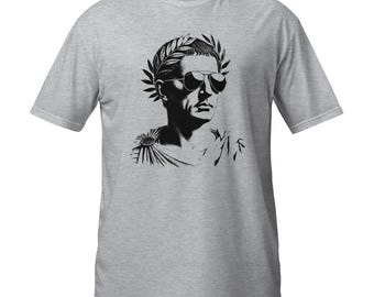 Julius Caesar, Caesar wearing Shades, Funny, Short-Sleeve Unisex T-Shirt
