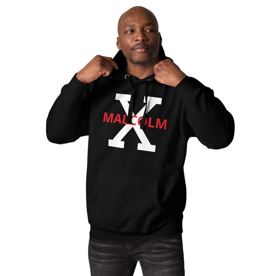 Malcolm X Hoodie: Bold 