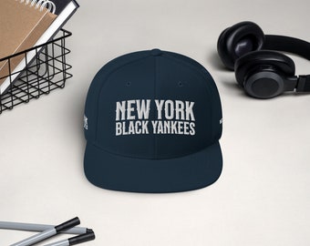 Embroidered New York Black Yankees, Negro League Baseball Snapback Hat