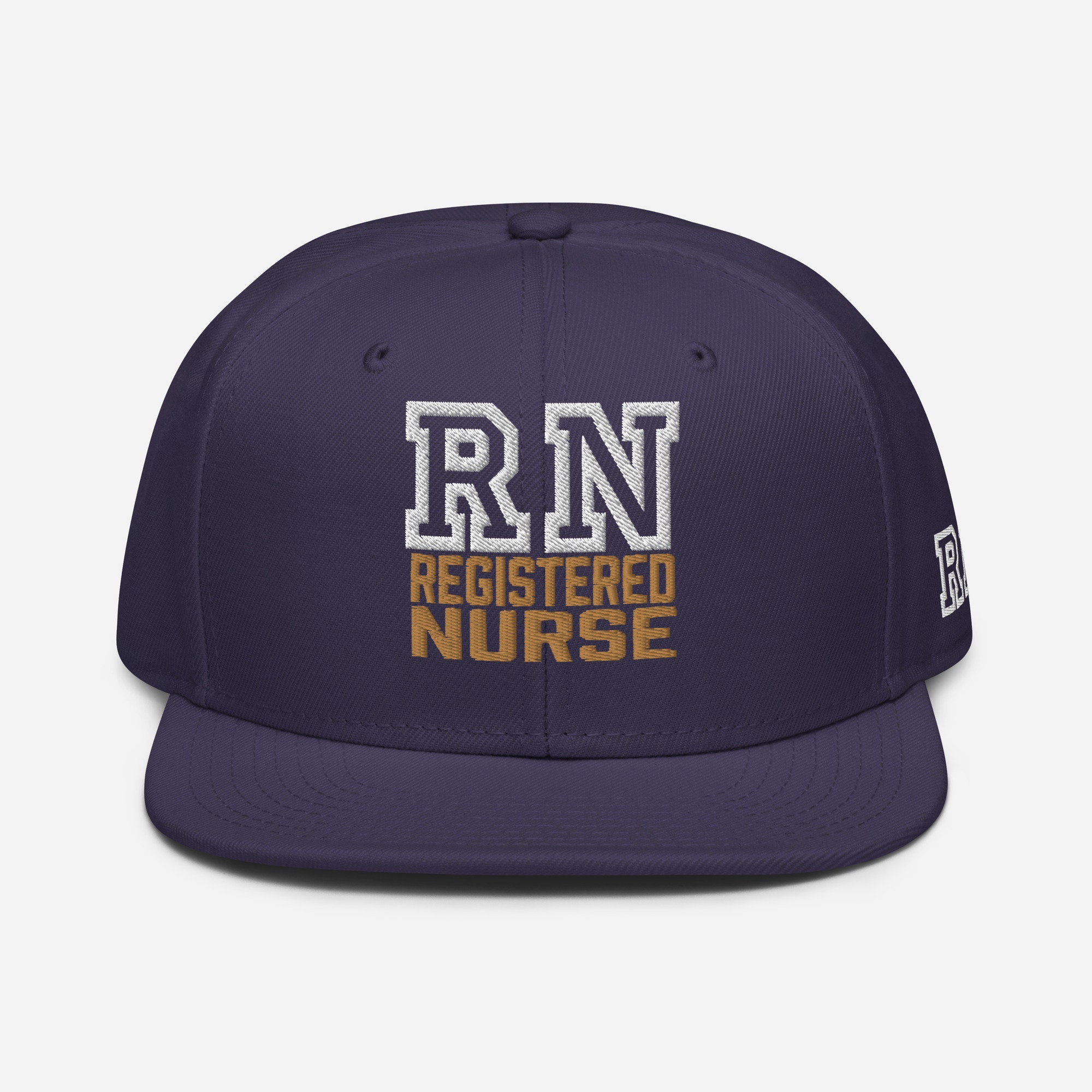 RN Hat | Distressed Baseball Cap OR Ponytail Hat – Sew Vivid Designs