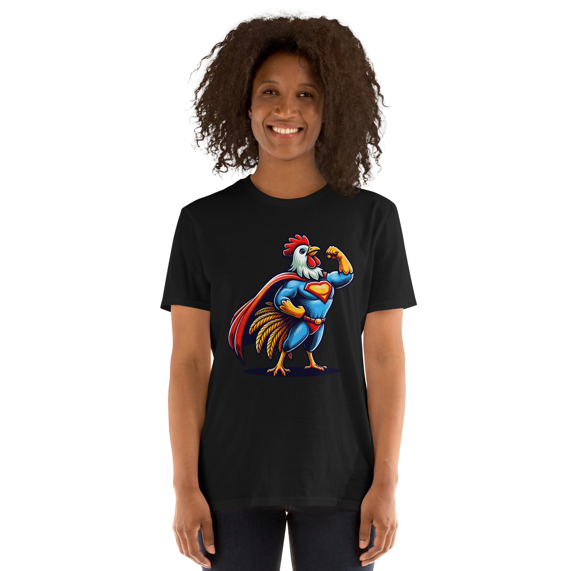 T-Shirt Uomo Cotone Basic 'Los Pollos' - Maglietta Divertente Humor, Super Vestibilità, Top Qualità, Made In Italy