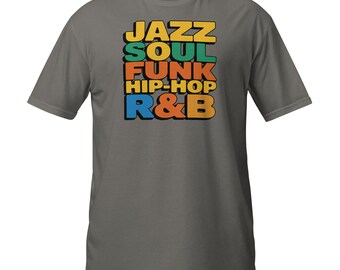 Jazz Soul Funk Hip-hop R&B Short-sleeve Unisex T-shirt - Etsy