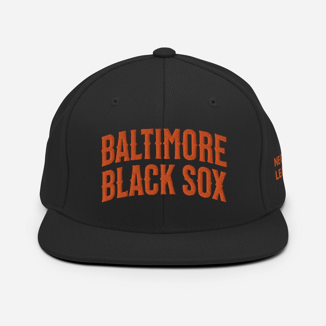 Embroidered Baltimore Black Sox Negro League Baseball Snapback Hat