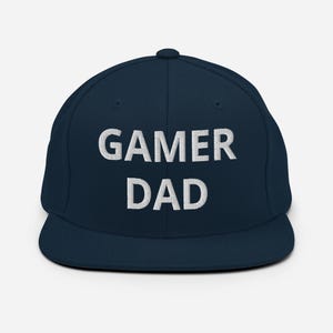 Gamer Dad Hat - Fun Embroidered Cap for Gaming Fathers Snapback Hat
