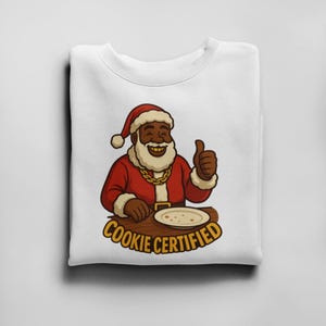 Black Santa PNG Digital Download - Christmas African American Santa Clipart for Sublimation & Crafts