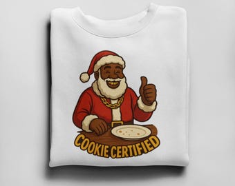 Black Santa PNG Digital Download - Christmas African American Santa Clipart for Sublimation & Crafts