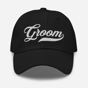 Embroidered Groom hat, Husband hat, wedding party hat, bachelor party hat, gift for him, groom gift idea, wedding gift idea, Dad hat