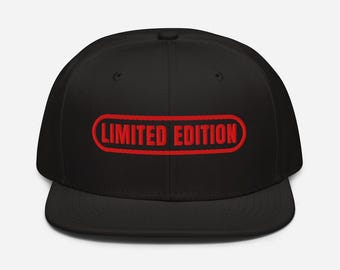 Limited Edition Snapback Hat | Exclusive Design | Urban Style Cap