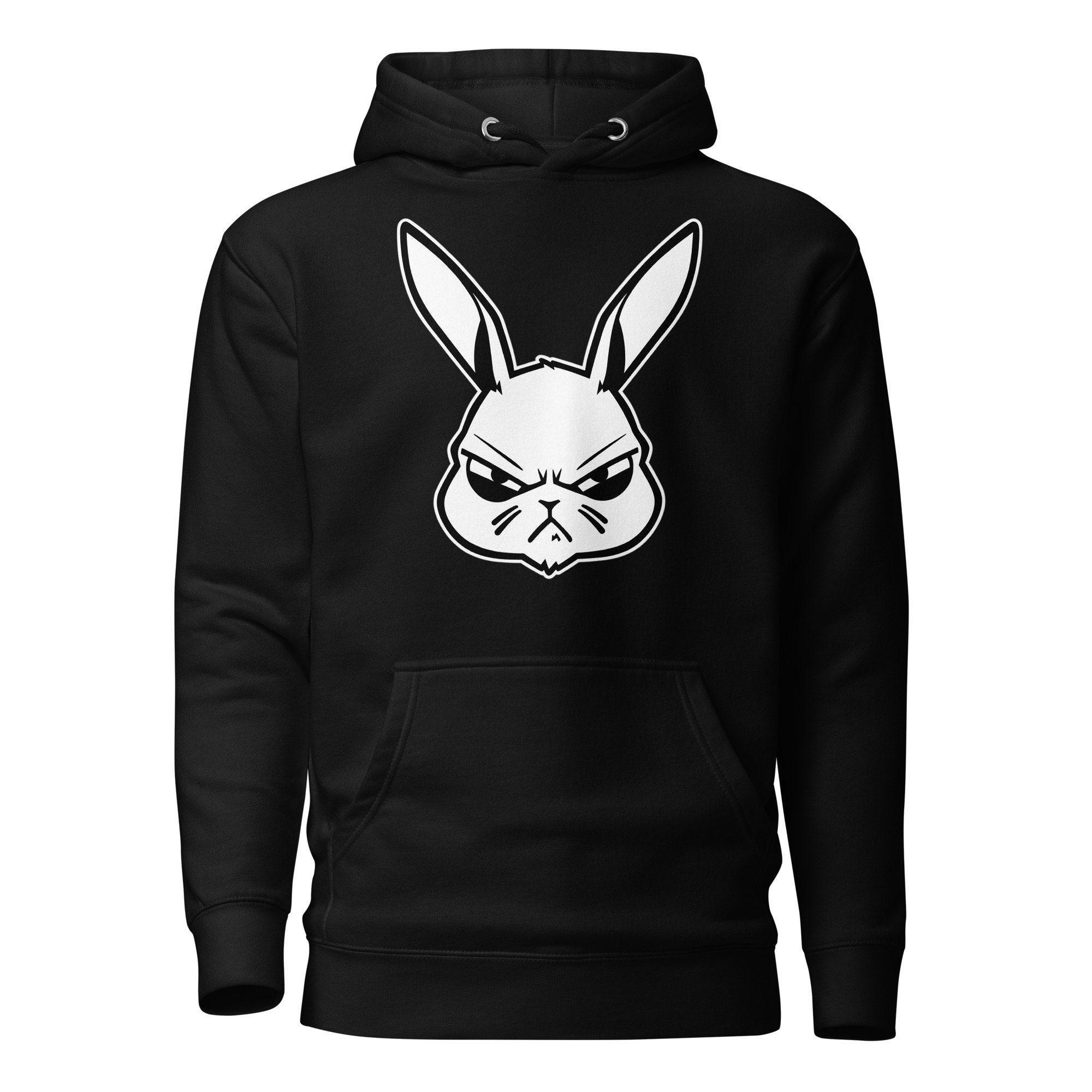 Mad Bunny Graphic Hoodie, Unisex Streetwear - Etsy