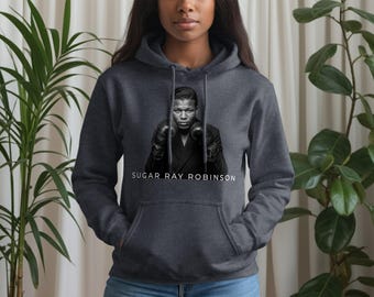 Sugar Ray Robinson T-Shirt, Vintage Boxing Legend Tee, Iconic Boxer Sweatshirt, Classic Sports History Hoodie Gift for Him