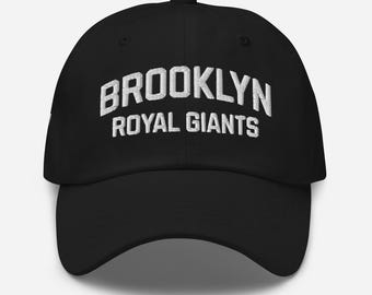Brooklyn Royal Giants Embroidered Dad Hat, Negro League Baseball Vintage Cap, Retro Black Baseball Hat, Dad hat