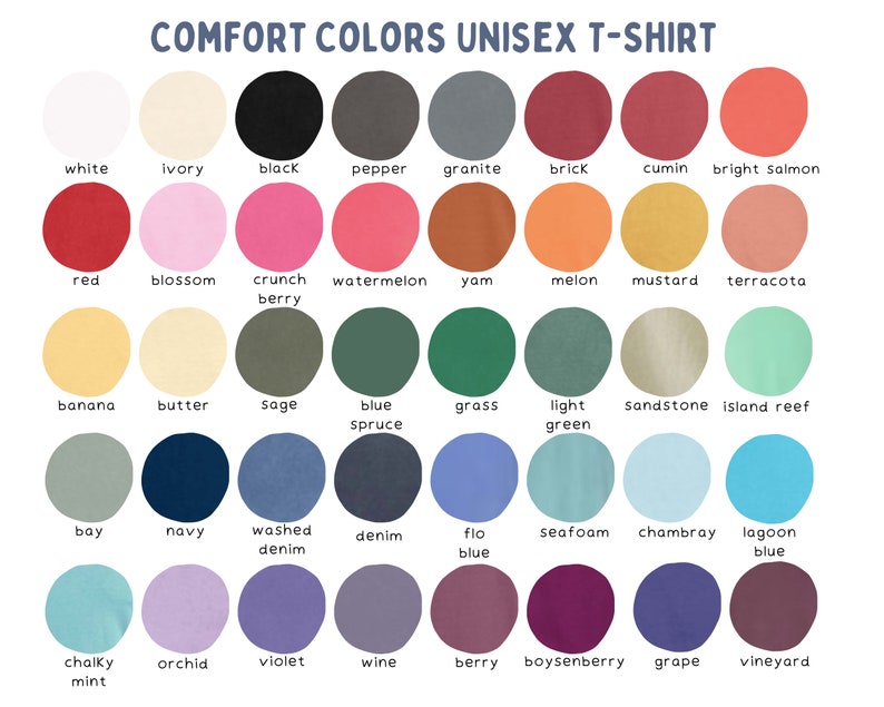 Comfort Colors Custom Embroidered Roman Numerals Short Sleeve T-Shirt Personalized Garment Dyed Crew Anniversary Date image 7