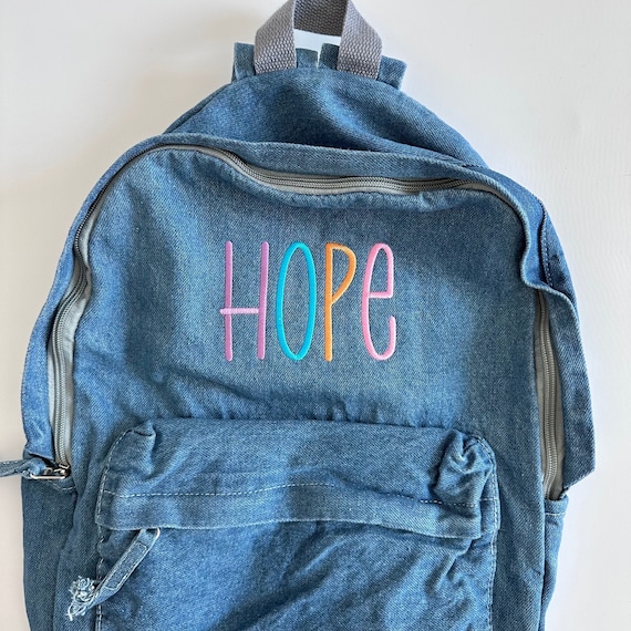 Zaino Personalizzato per Ragazzi e Ragazze per La Scuola, Zaino Personalizzato con Iniziale Monogramma e Nome, Zaino Impermeabile Ideale per Bambini, Regalo per Bambini Customised