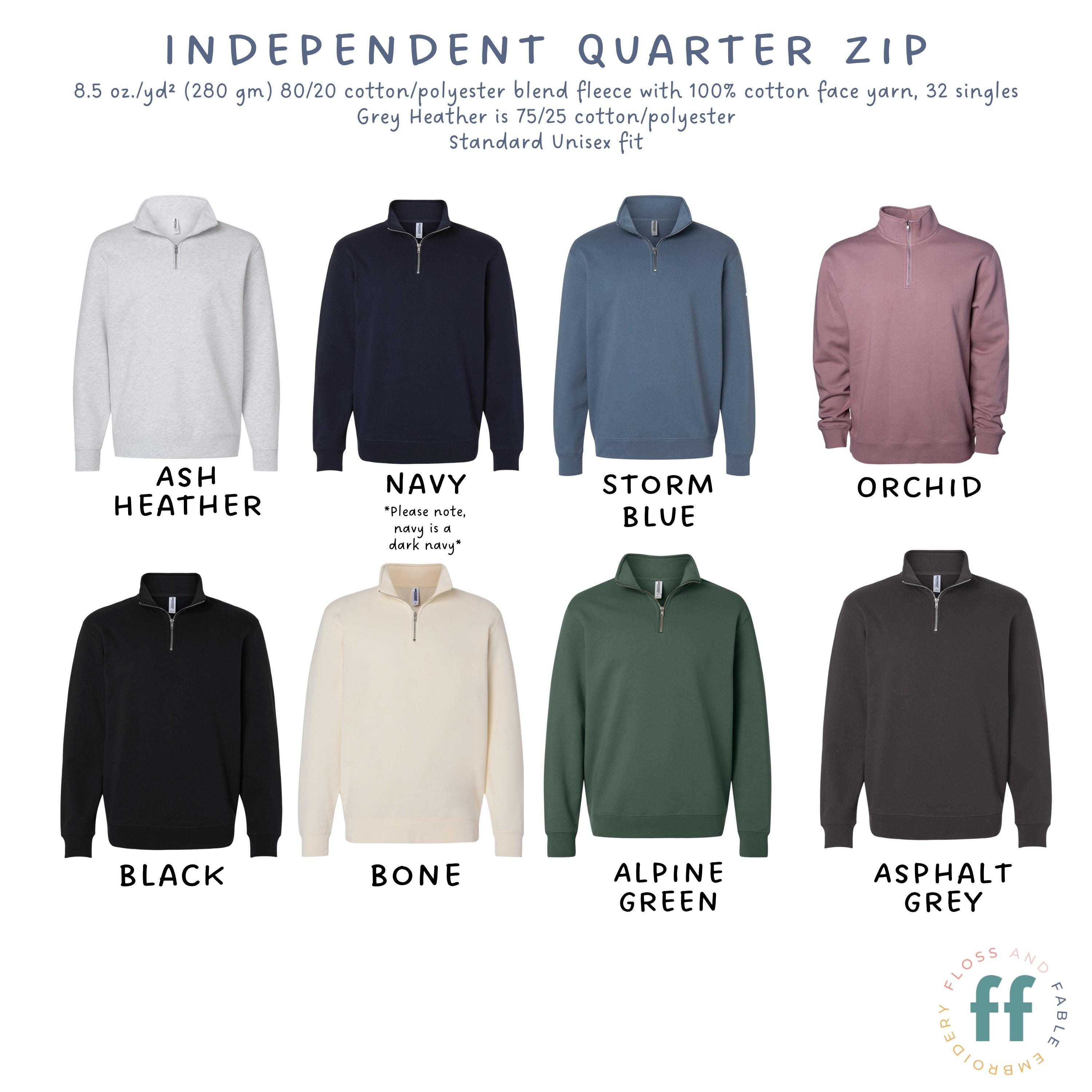 Embroidered Mama Glitter Quarter Zip Sweatshirt - Embroidered 1/4