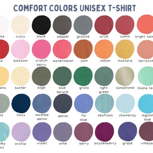 Comfort Colors Happy Face Embroidered POCKET Tee - Short Sleeve Tee - CC Oversized Tee - Lightning Bolt Classic Smiley - Embroidered T Shirt image 6