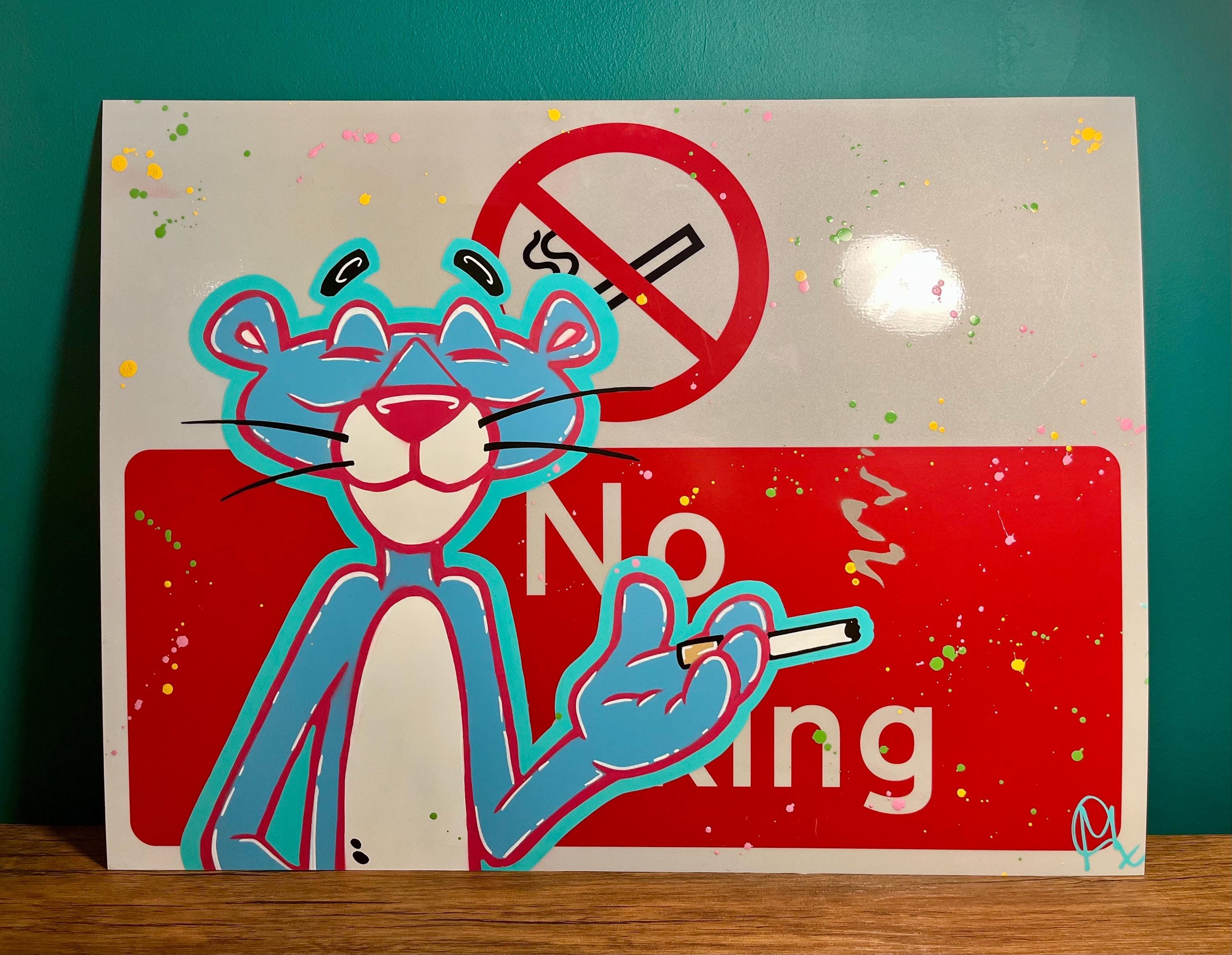 Smoking Pink Panther