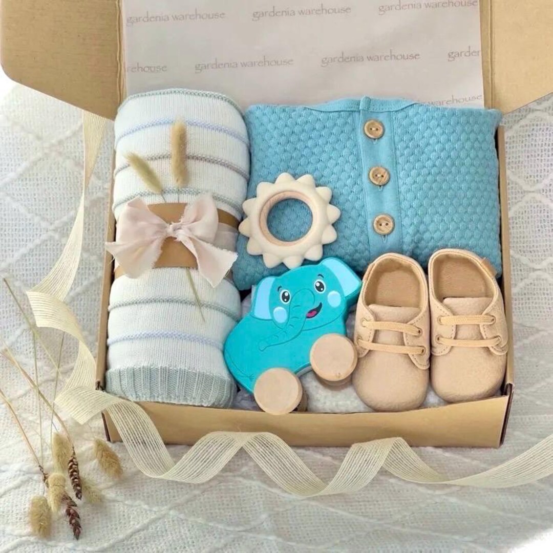 New Parents Baby Gift Box, Unique Baby Shower Gift, Gender Neutral Baby ...