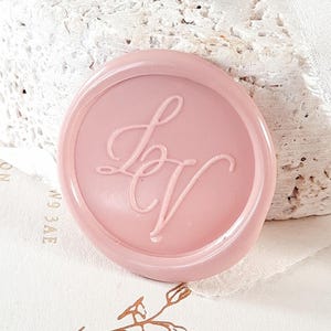 Personalized Wedding  Monogram Wax Seal Stickers Modern Wax Seal Stickers Wedding Stationary Wax Seal Wedding Invitations Adhesive Seals