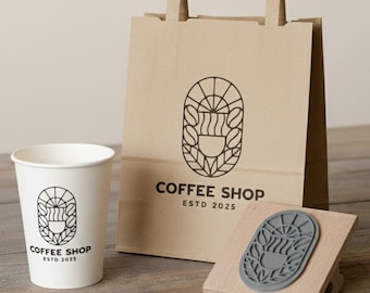 Your Logo Custom Stamp for Business Big Size Business Stamp Branding Packaging Stamp with Your Actual Design