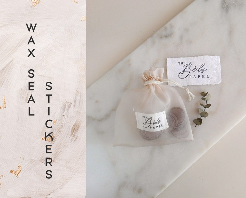 Irregular Edge Thank You Wax Seal Stickers With Linen Paper Etsy