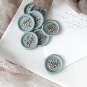 Flower Wax seal Stickers
