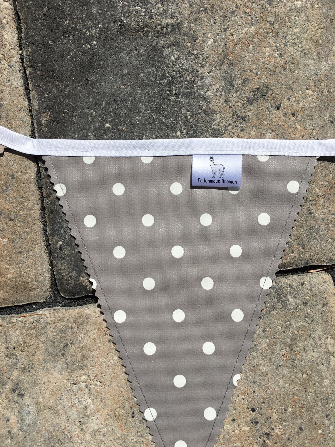 Wimpelkette 22 Meter Outdoor Girlande Wachstuch Garten