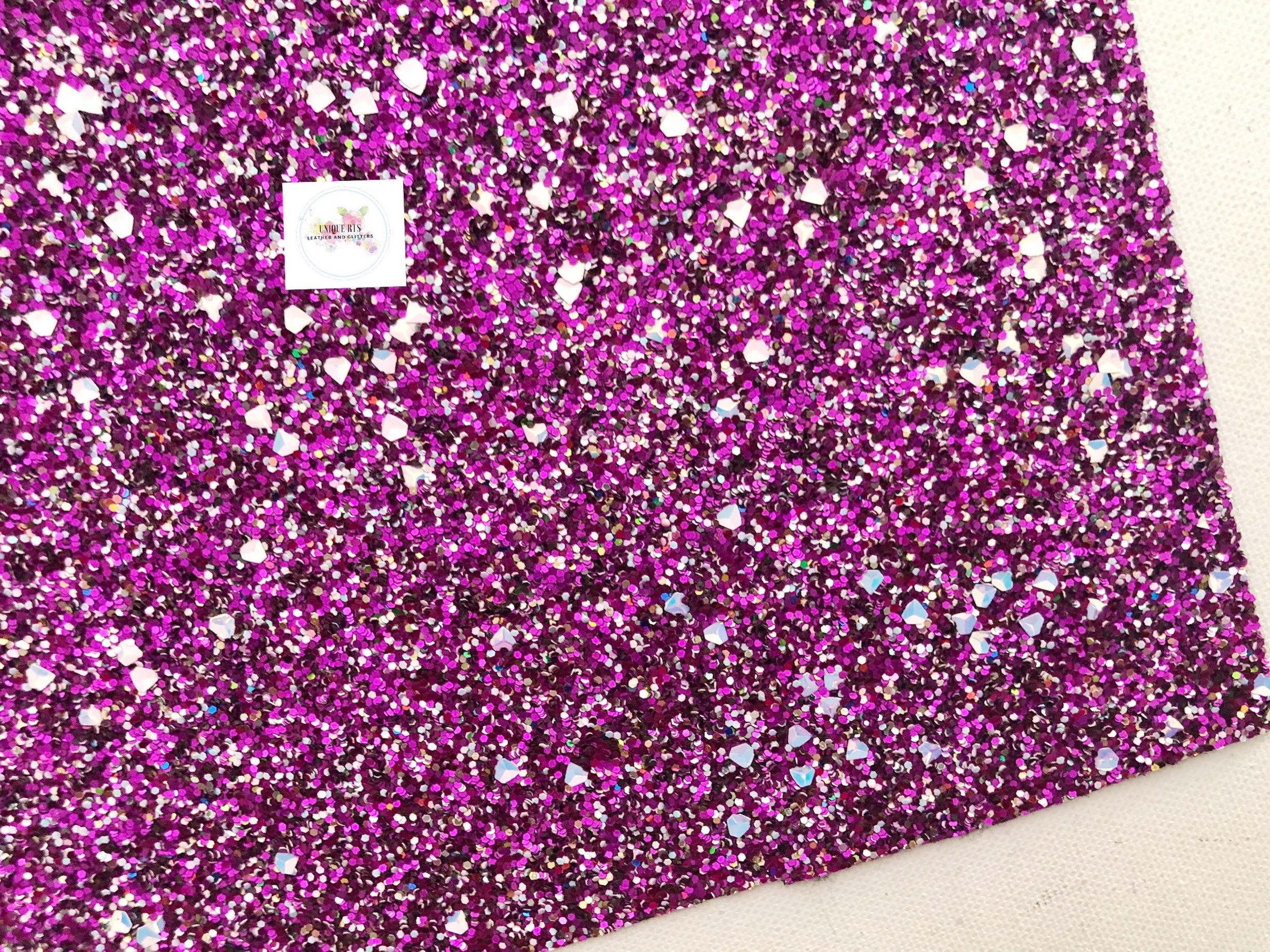 Purple red green chunky glitter fabric sheet Hair Bow Etsy