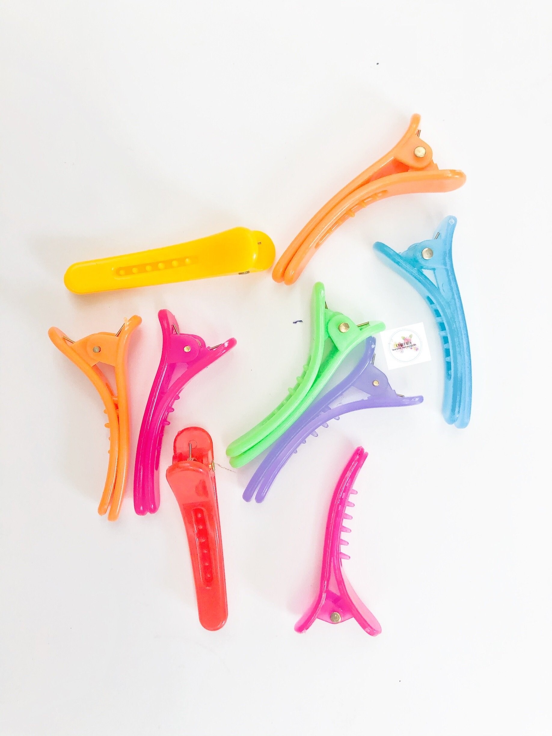 Plastic Hair Clips Alligator Clips With Teeth Hair Clips Etsy