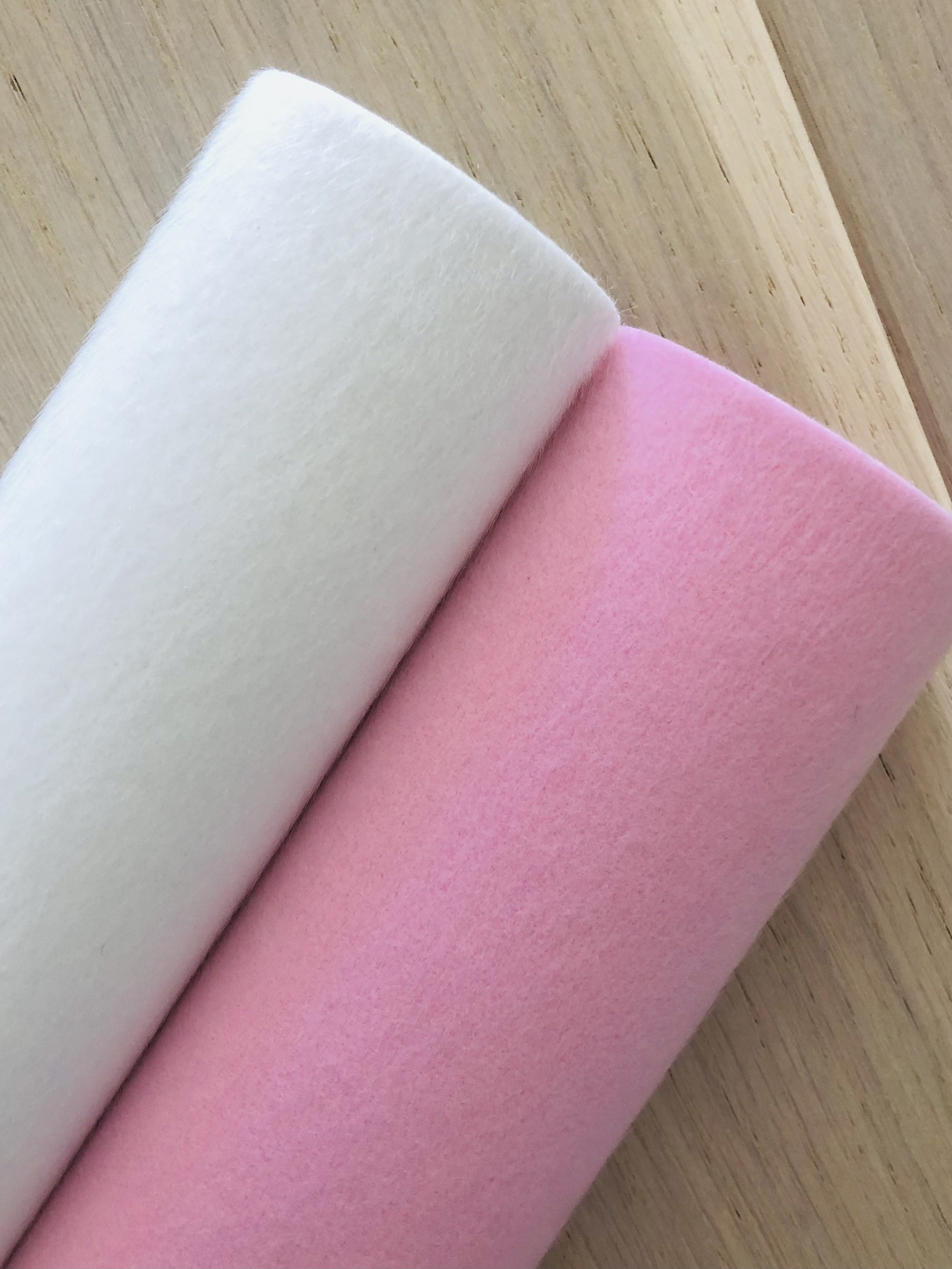Faux Fur, Solid Plush, Pink Faux Fur, White Faux Fur, Easter, Bunny, Supply for Making Hair Bows, Earrings, 11.5x8.25